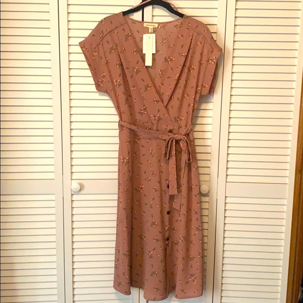 Deep Plunge Floral Sundress